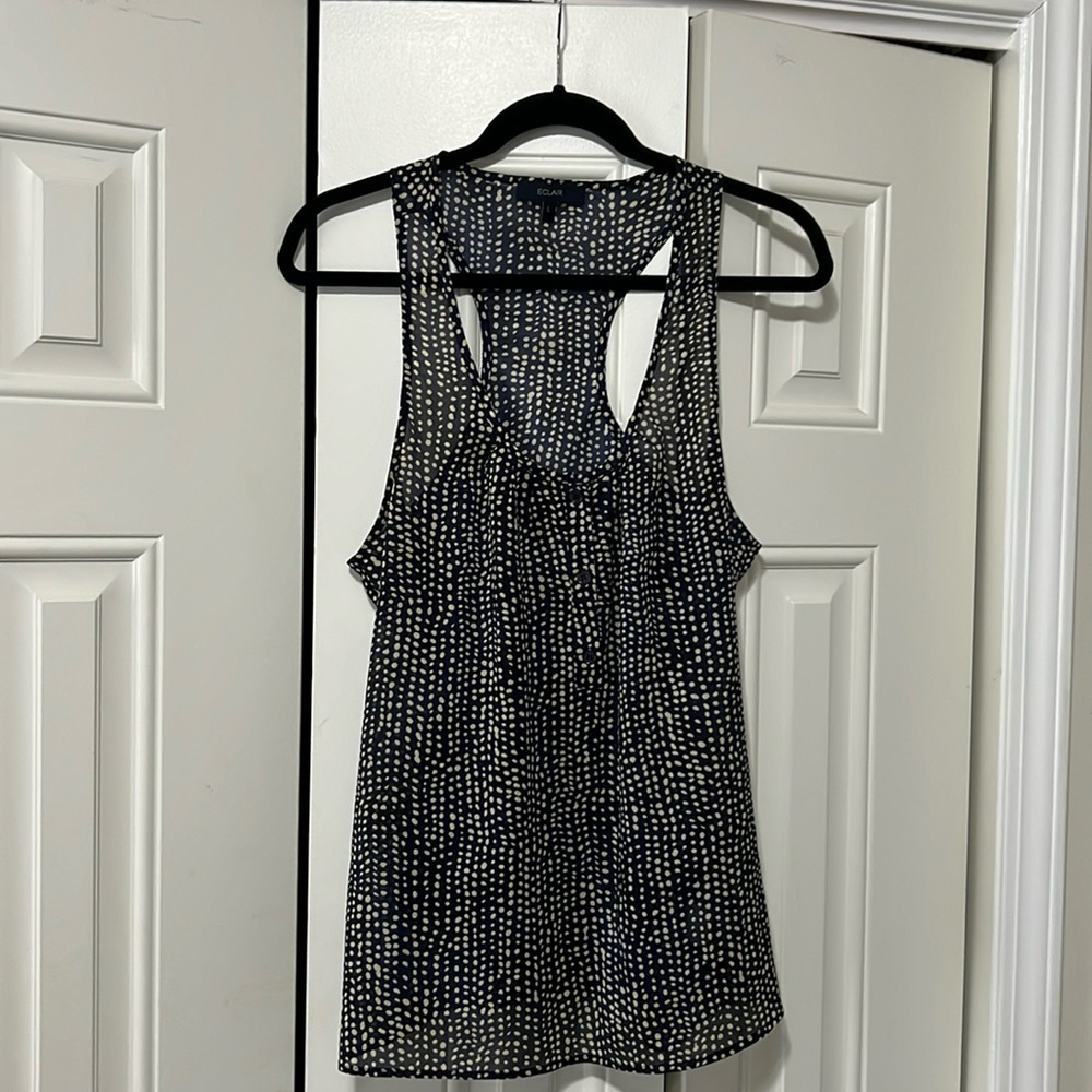 Nordstrom Eclair racer-back blouse